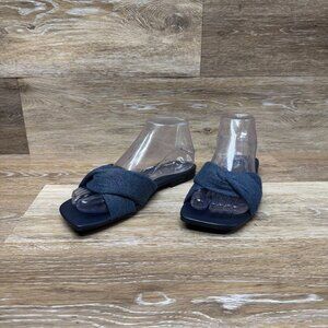 Calvin Klein Marita Denim Blue  Slide Sandal Women's Size 7